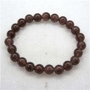 Stretch Jade bracelet, dye, approx 16mm dia, 13pcs per st [JT10013-16MM]