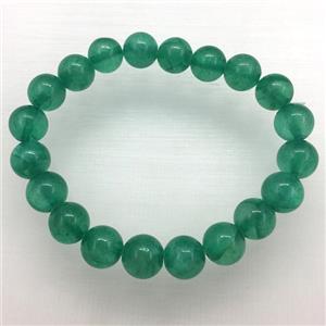 Stretch Jade bracelet, dye, approx 16mm dia, 13pcs per st [JT10062-16MM]