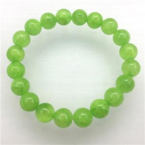 Stretch Jade bracelet, dye, approx 16mm dia, 13pcs per st [JT10064-16MM]