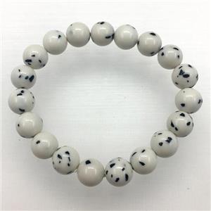 Stretch Jade bracelet, dye, approx 16mm dia, 13pcs per st [JT10078-16MM]