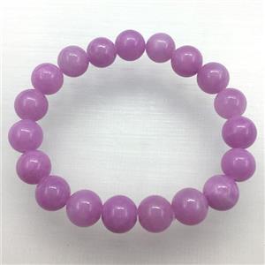 Stretch Jade bracelet, dye, approx 16mm dia, 13pcs per st [JT10082-16MM]