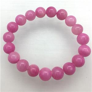 Stretch Jade bracelet, dye, approx 6mm, 28pcs per st [JT10084-6MM]