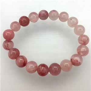 Stretch Jade bracelet, dye, approx 6mm, 28pcs per st [JT10086-6MM]