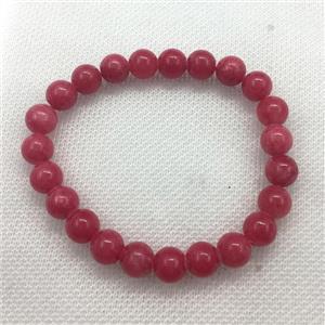 Stretch Jade bracelet, dye, approx 16mm dia, 13pcs per st [JT10102-16MM]