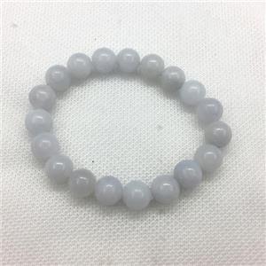 Stretch Jade bracelet, dye, approx 16mm dia, 13pcs per st [JT10116-16MM]