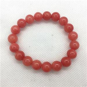 Stretch Jade bracelet, dye, approx 16mm dia, 13pcs per st [JT10123-16MM]