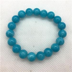 Stretch Jade bracelet, dye, approx 16mm dia, 13pcs per st [JT10126-16MM]