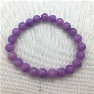 Stretch Jade bracelet, dye, approx 6mm, 28pcs per st [JT10133-6MM]