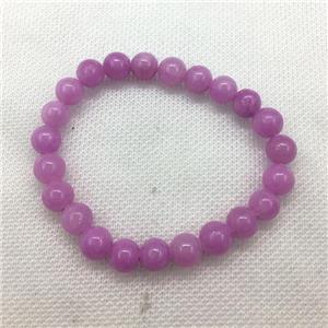 Stretch Jade bracelet, dye, approx 6mm, 28pcs per st [JT10134-6MM]