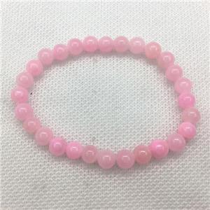 Stretch Jade bracelet, dye, approx 6mm, 28pcs per st [JT10135-6MM]