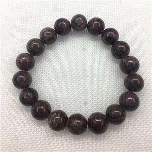 Stretch Jade bracelet, round, dye, approx 12mm dia, 16pcs per st [JT10138-12MM]