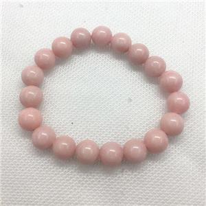 Stretch Jade bracelet, round, dye, approx 16mm dia, 13pcs per st [JT10162-16MM]