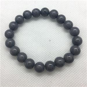 Stretch Jade bracelet, round, dye, approx 16mm dia, 13pcs per st [JT10170-16MM]