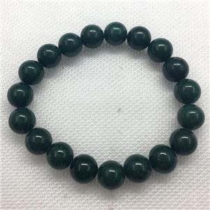 Stretch Jade bracelet, round, dye, approx 16mm dia, 13pcs per st [JT10172-16MM]