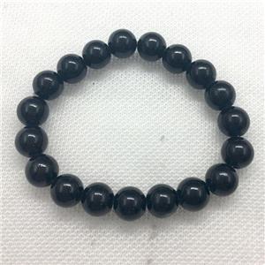 Stretch Jade bracelet, round, dye, approx 12mm dia, 16pcs per st [JT10175-12MM]