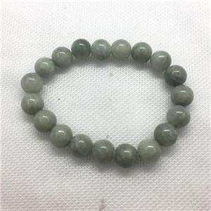 Stretch Jade bracelet, round, dye, approx 6mm, 28pcs per st [JT10180-6MM]