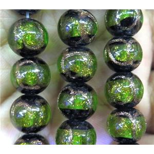 lampwork bead, barrel, approx 16mm dia [LWBCH279-16MM]