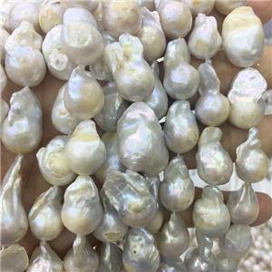 natural Baroque Style Pearl beads, C-grade, approx 12-18mm [PANC74]