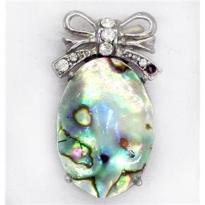 Paua Abalone shell pendant, approx 20-50mm [SHEAB146]