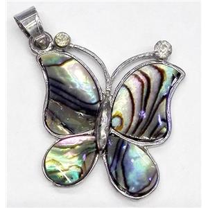 Paua Abalone shell pendant, approx 45-50mm [SHEAB153]