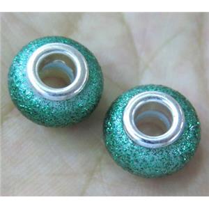 pearlized shell beads, matte rondelle, approx 14mm dia [SHEBB10]