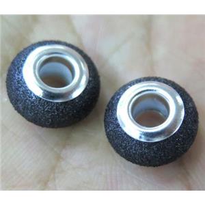 pearlized shell beads, matte rondelle, approx 14mm dia [SHEBB13]