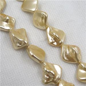 baroque style freshwater shell beads, freeform, approx 15-20mm [SHEPL180]