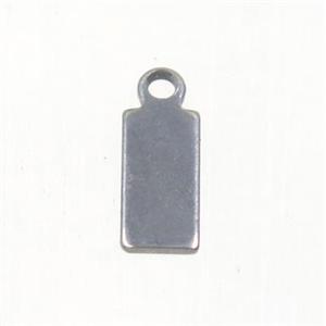 stainless steel pendant, approx 4x8mm [SSB0037]