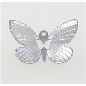 stainless steel butterfly pendant, approx 20-30mm [SSB0064]