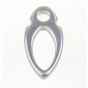 stainless steel arrowhead pendant, approx 12-24mm [SSB0066]