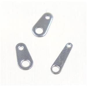 stainless steel tag connector, approx 3-10mm [SSB0081-10MM]
