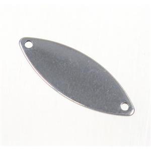 stainless steel connector, approx 7.5x21mm [SSB0085]