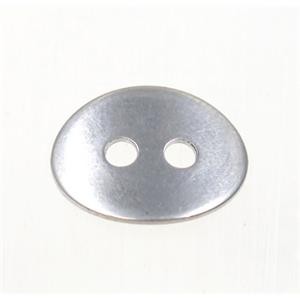 stainless steel beads separator with 2loops, approx 10.5-14mm [SSB0121]