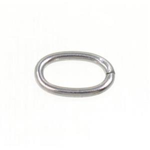 stainless steel oval jump ring, approx 6x10mm [SSB0134]