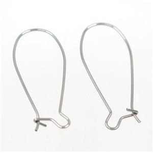 stainless steel earring hook, approx 13-35mm [SSB0139]