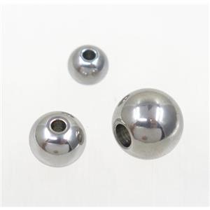 round stainless steel beads, approx 6mm dia [SSB0142-6MM]