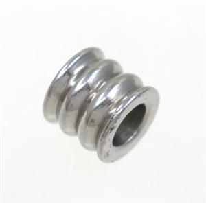 stainless steel beads, approx 9x10mm, 5.5mm hole [SSB0143]