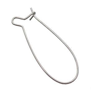 stainless steel Hook Earrings wire, approx 14-34mm [SSB0263]