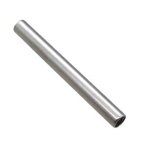 stainless steel tube beads, platinum plated, approx 5x45mm, 4mm hole [SSB0331]