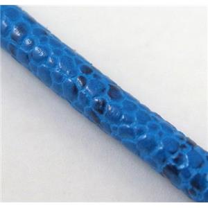 PU leather cord, round, approx 5mm dia [WIRELT108]