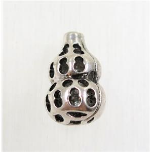 tibetan silver alloy gourd beads, non-nickel, approx 10x16.5mm [YC63712]