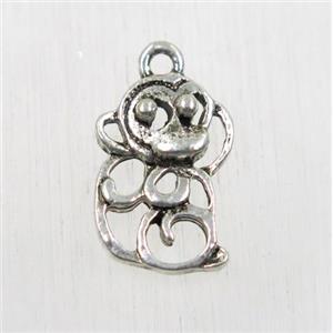 tibetan silver pendants, non-nickel, approx 10.5x15mm [YC64717]