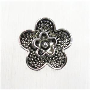 tibetan silver beads, Zinc alloy, non-nickel, approx 17mm dia [YC67076]