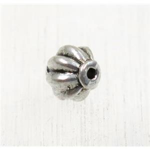 tibetan silver zinc beads, non-nickel, approx 6mm dia [ZN1114]