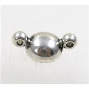 tibetan silver pendant, non-nickel, approx 10x17.5mm [ZN41558]