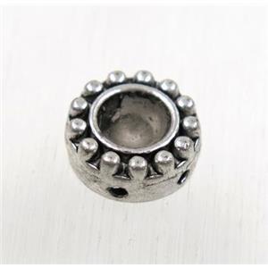 tibetan silver zinc beads, non-nickel, approx 12mm dia [ZN41582]