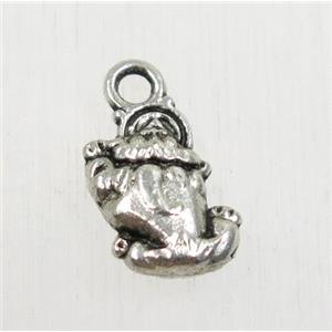 tibetan silver pendants, non-nickel, approx 8.5x12mm [ZN47867]