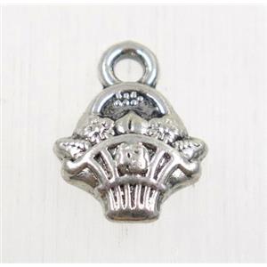 tibetan silver pendants, non-nickel, approx 10x10mm [ZN47890]