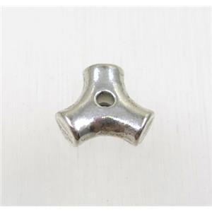 tibetan silver zinc beads, non-nickel, approx 10.5mm [ZN48291]