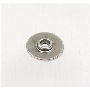 tibetan silver zinc beads, non-nickel, approx 9.5mm dia [ZN49741]